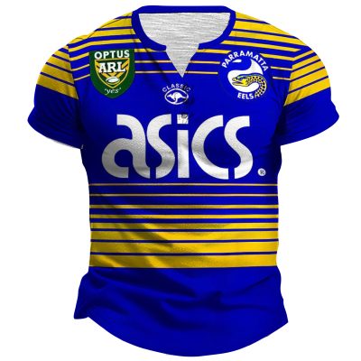 Personalise QLD MAROONS 1997 INAUGURAL TRI SERIES SUPER LEAGUE Vintage Retro Jerseys Henlley Shirt