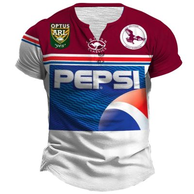 Personalise QLD MAROONS 1997 INAUGURAL TRI SERIES SUPER LEAGUE Vintage Retro Jerseys Henlley Shirt