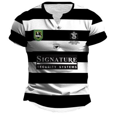 Penrith Panthers Personalized  NRL Vintage jersey 1967 Henley Shirt