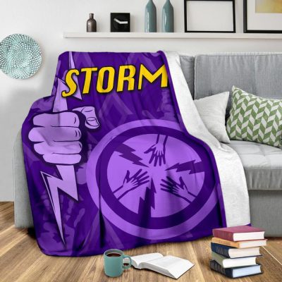 NRL Melbourne Storm Fleece Blanket V2
