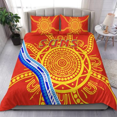 AFL Gold Coast Suns Royal  Bedding Set