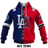 Mix 2 Mlb Teams Select Any 2 Teams To Mix And Match! Hoodie - demo10
