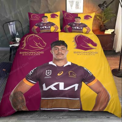 NRL Brisbane Broncos Kotoni Staggs  Bedding Set