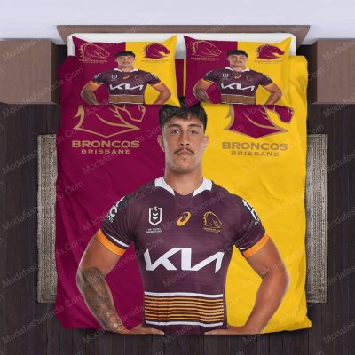 NRL Brisbane Broncos Kotoni Staggs  Bedding Set