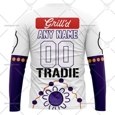 NRL Melbourne Storm Custom Name Number 2023 Indigenous Jersey Sweatshirt