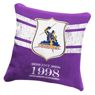 NRL Melbourne Storm EST 1998 Square Pillow Set