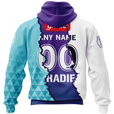 NRL Melbourne Storm Custom Name Number 2023 Mix Jersey Pullover Hoodie V2