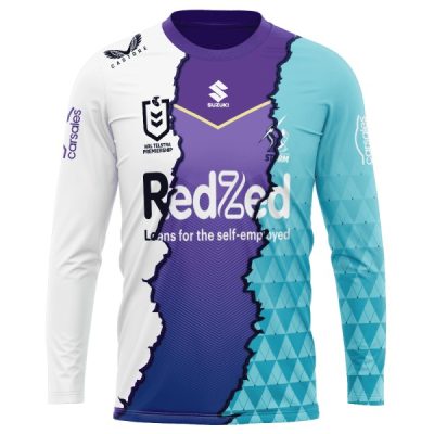 NRL Melbourne Storm Custom Name Number 2023 Mix Jersey Sweatshirt V2