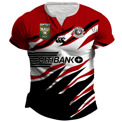 Personalise NEWCASTLE KNIGHTS 1997 ARL Season Vintage Retro Heritage Henley Jersey