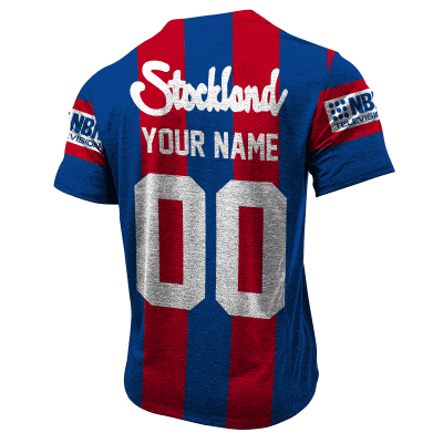 Personalise NEWCASTLE KNIGHTS 1997 ARL Season Vintage Retro Heritage Henley Jersey