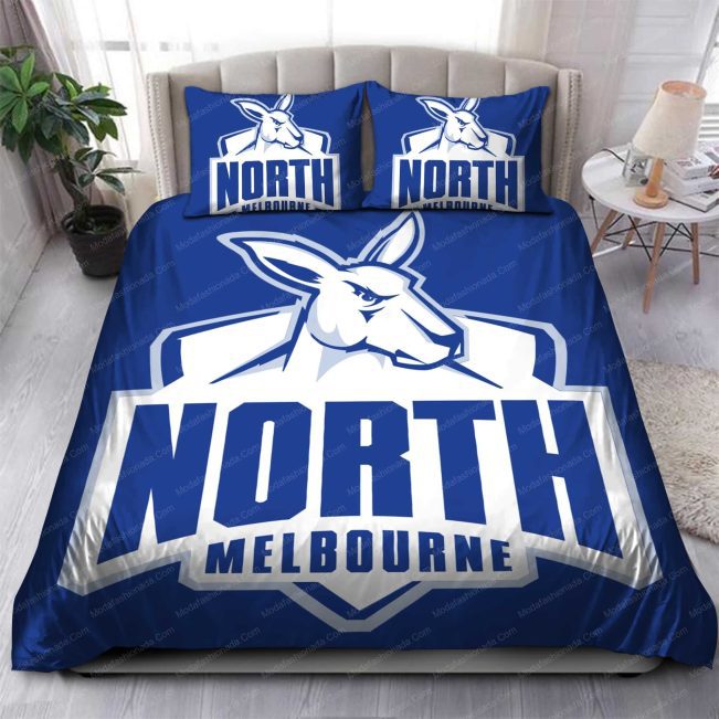 AFL North Melbourne Kangaroos Blue  Bedding Set