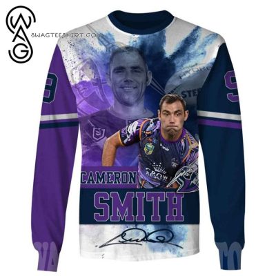NRL Melbourne Storm Cameron Smith No 9 Sweatshirt V2