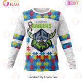 Nrl Canberra Raiders Autism Awareness Concept Kits 3d Hoodie Long Time - demo10