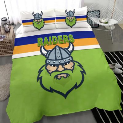 NRL Canberra Raiders Colorful Stripes  Bedding Set