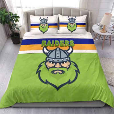 NRL Canberra Raiders Colorful Stripes  Bedding Set