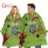 Nrl Canberra Raiders Halloween Jersey All Over Print 3d Hoodie Stunning - demo10