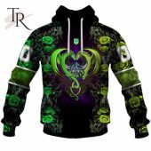 Nrl Canberra Raiders Rose Dragon Hoodie 3d Great, I Liked It - demo10