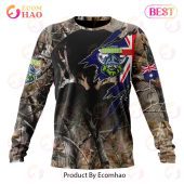 Nrl Canberra Raiders Special Camo Realtree Hunting 3d Hoodie Cutting Dash - demo10