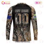 Nrl Canberra Raiders Special Camo Realtree Hunting 3d Hoodie Cutting Dash - demo10