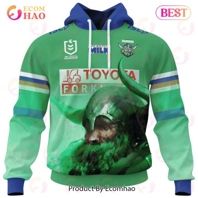 NRL Canberra Raiders Special Design With Team's Signature 3D Hoodie