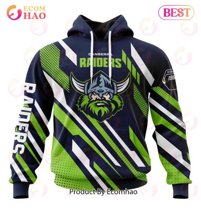 NRL Canberra Raiders Special MotoCross Concept 3D Hoodie