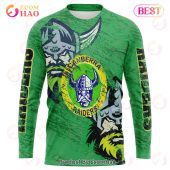 Nrl Canberra Raiders Special Retro Logo Design 3d Hoodie 3 Zr2od.jpg - demo10