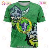 Nrl Canberra Raiders Special Retro Logo Design 3d Hoodie Wow, Cute Pie - demo10