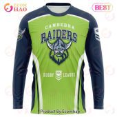 Nrl Canberra Raiders Special Sideline Design 3d Hoodie Generous Look - demo10