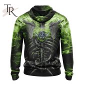Nrl Canberra Raiders Special Skull Art Design Hoodie Ah! It Is Marvellous - demo10
