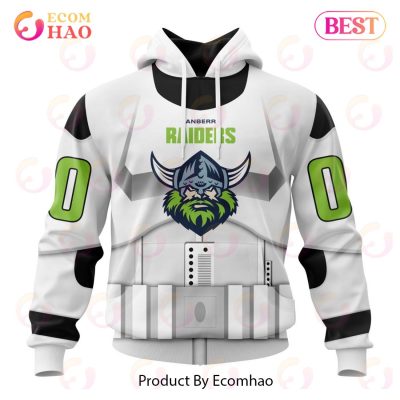 NRL Canberra Raiders Special Star Wars Design 3D Hoodie