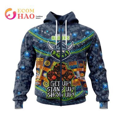 NRL Canberra Raiders Specialized Indigenous Kits For NAIDOC Week 3D Hoodie