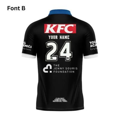 NRL Canterbury-Bankstown Bulldogs Custom Name Number 2024 Warm Up Jersey Polo Shirt