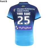 Nrl Gold Coast Titans Custom Name Number 2025 Home Jersey Polo Shirt Back.jpg - demo10