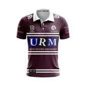 Nrl Manly Warringah Sea Eagles Custom Name Number 2025 Home Jersey Polo Shirt Front.jpg - demo10