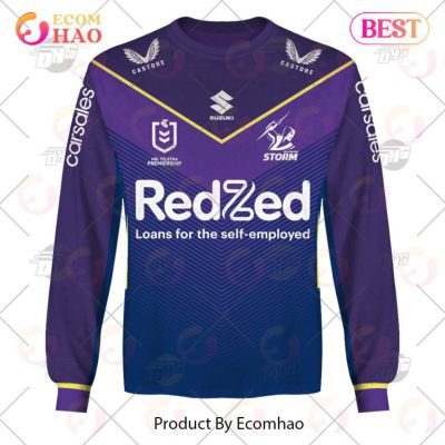 NRL Melbourne Storm Custom Name Number 2023 Home Jersey Sweatshirt
