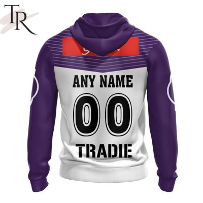 NRL Melbourne Storm Custom Name Number 2024 Away Jersey Pullover Hoodie