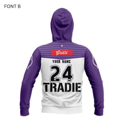 NRL Melbourne Storm Custom Name Number 2025 Away Jersey Pullover Hoodie