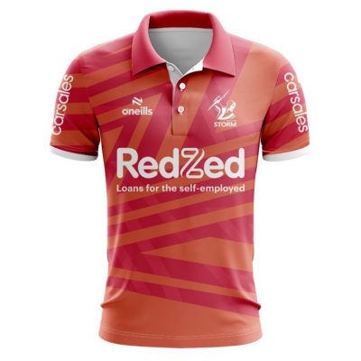 NRL Melbourne Storm Custom Name Number 2025 Captains Run Jersey Polo Shirt