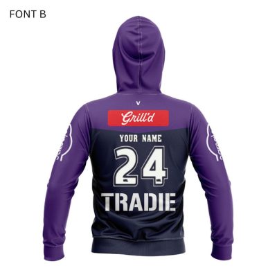 NRL Melbourne Storm Custom Name Number 2025 Home Jersey Pullover Hoodie