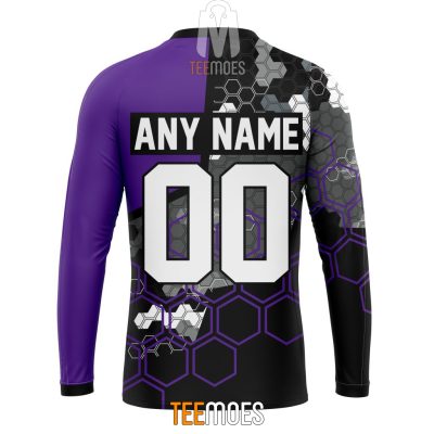 NRL Melbourne Storm Custom Name Number Motocross Concept Sweatshirt