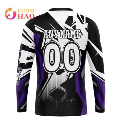 NRL Melbourne Storm Custom Name Number MotoCross Sweatshirt V2