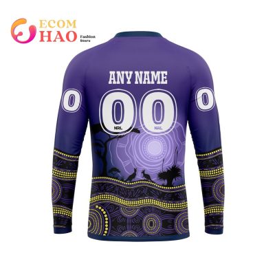 NRL Melbourne Storm Custom Name Number Nature Jersey Sweatshirt