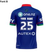Nrl New Zealand Warriors Custom Name Number 2025 Home Jersey Polo Shirt Back.jpg - demo10