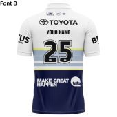 Nrl North Queensland Cowboys Custom Name Number 2025 Away Jersey Polo Shirt Back.jpg - demo10