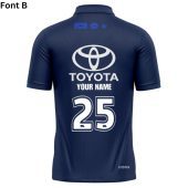 Nrl North Queensland Cowboys Custom Name Number 2025 Coaches Jersey Polo Shirt Back.jpg - demo10