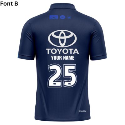 NRL North Queensland Cowboys Custom Name Number 2025 Coaches Jersey Polo Shirt