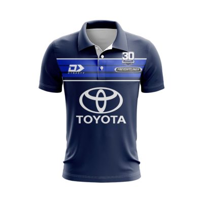 NRL North Queensland Cowboys Custom Name Number 2025 Coaches Jersey Polo Shirt