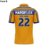 Nrl Parramatta Eels Custom Name Number 1981 Retro Away Jersey Polo Shirt Back.jpg - demo10