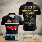 NRL Penrith Panthers Premiers 2022 - 2023 Back 2 Back Polo Shirt