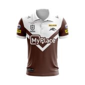 Nrl Penrith Panthers Custom Name Number 2024 Heritage Jersey Polo Shirt Front.jpg - demo10